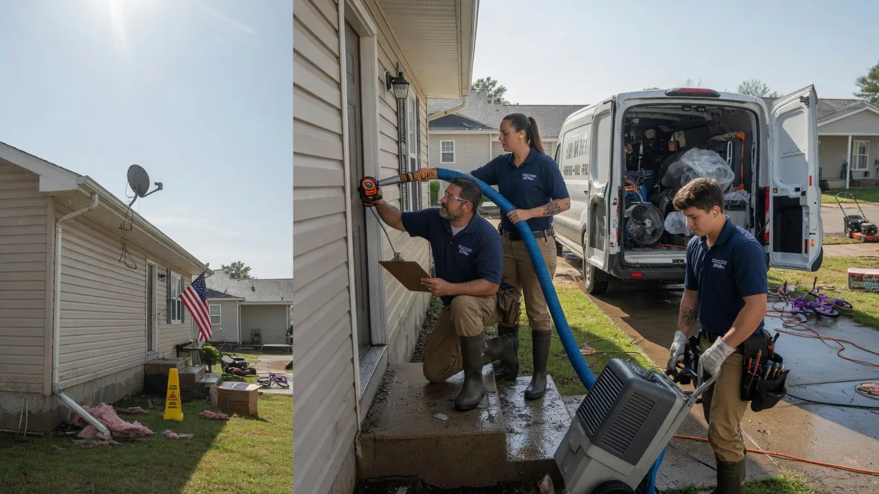 Ceiling Water Damage Restoration in Somerset, TX near me